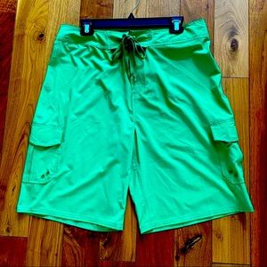 Swim Trunks Green Shorts Men’s Size 34